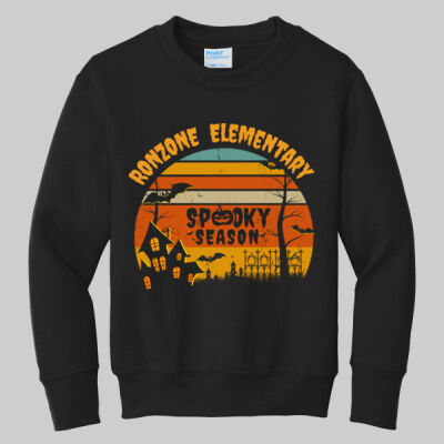 Youth Crewneck - Fall - Haunted House  Thumbnail