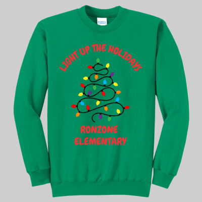 Adult Crewneck - Winter Holidays - Light Up - Red Thumbnail