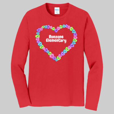 Adult Long Sleeve Shirt - Spring - Candy Hearts Thumbnail