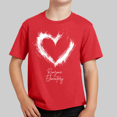 Youth T-Shirt - Spring Holidays - Valentine's Heart Thumbnail