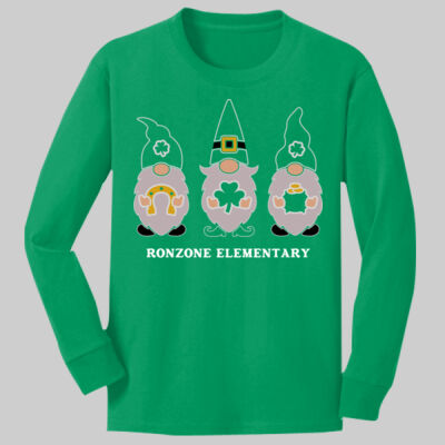 Youth Long Sleeve Shirt - Spring Holidays - Leprechauns Thumbnail