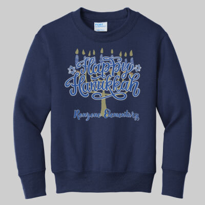 Youth Crewneck - Winter Holidays - Happy Hanukkah Thumbnail